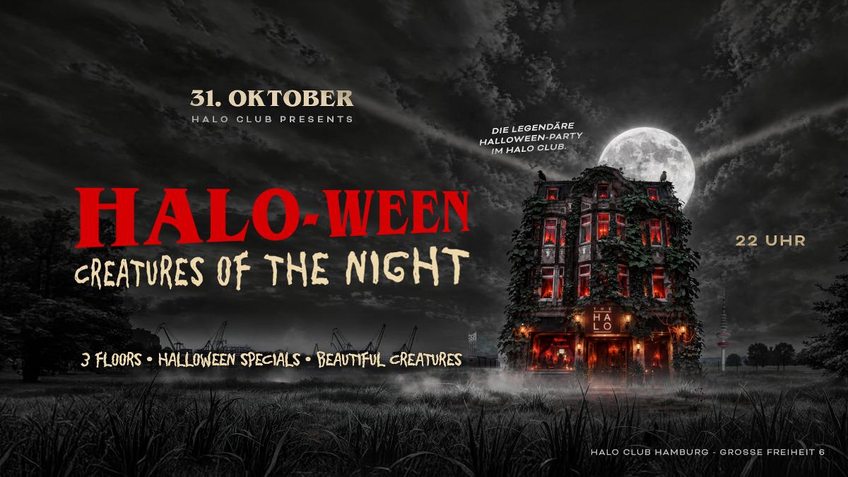 HALO-WEEN 2026 - Creatures Of The Night @ HALO Club