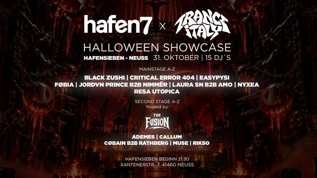 Hafen7 x Trance Italy x The Fusion present Halloween 2026